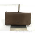 Baga clutch wallet leathair leathair fada fir